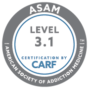 ASAM Level 3.1 Certification by CARF
